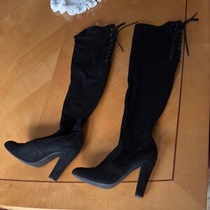 Steve Madden Elegant Black Knee-High Women's Boots Steve Madden size 7